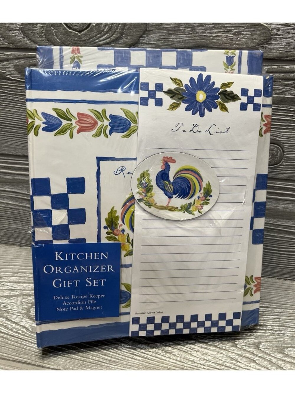 Kitchen Organizer Gift Set by New Seasons. New Sealed. 10" x 8" Cottagecore